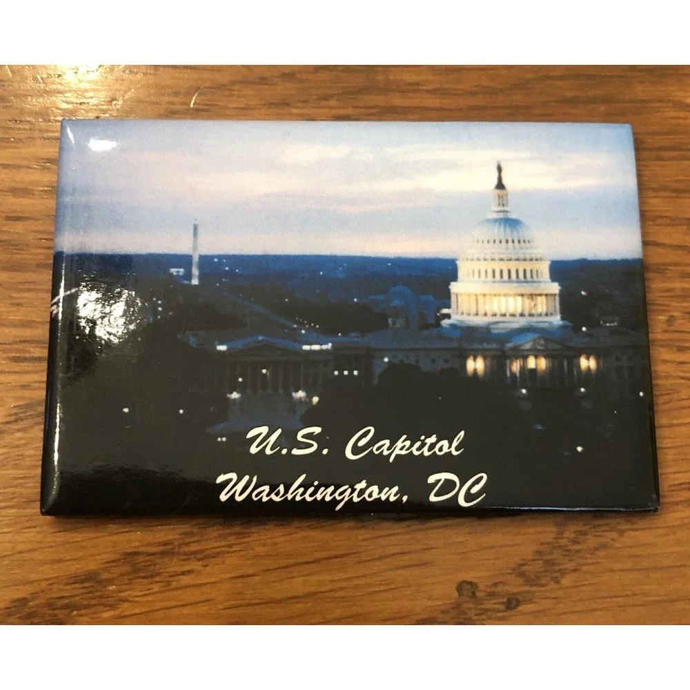 United States Capitol Washing DC Photograph Magnet 3